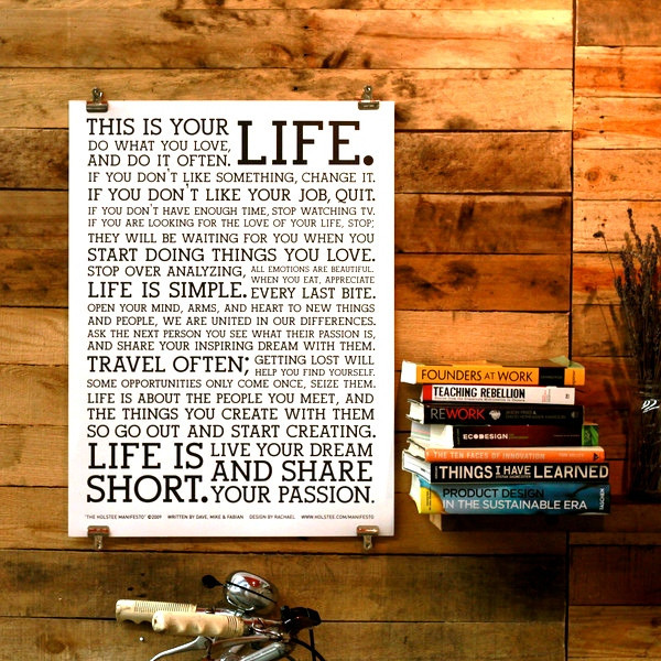 The Holstee Manifesto